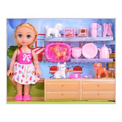 Кукла  "Даша" с аксессуарами, в коробке