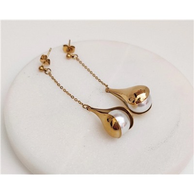 Серьги из стали