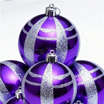 Набор шаров "Розовый опал" (6см) в коробке