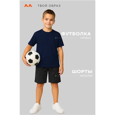 Детская однотонная футболка Happyfox