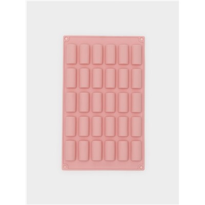 Форма для шоколада Доляна «Батончик», 27.5×17.5 см, 30 ячеек (4×2×1.5 см), МИКС