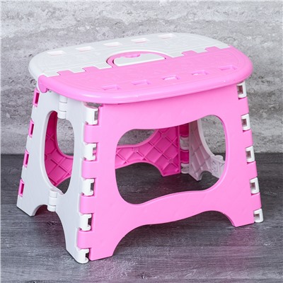 Табурет складной 25x19x20 см АКЦИЯ / K0039-1 /уп 50/ пластик