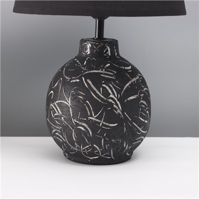 Лампа настольная «Луиза» 1×40 Вт Е27 черный 25×25×38.5 см