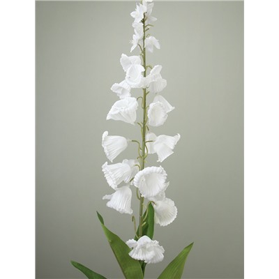 Цветок искусственный БЕЛЫЙ 96 см колокольчик / ZHQ-19 /уп 10/100/200/