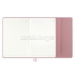 Ежедневник недатированный Escalada, А5, 160 л., Наппа розовый