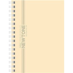 Записная книжка на спирали А6 80л клетка "НЬЮТОН ПАСТЕЛЬ. Лунный камень" (092973) 05058 Хатбер