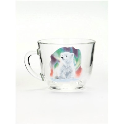 Чайная пара новогодняя «Новый год», кружка 200 мл, блюдце 13 см