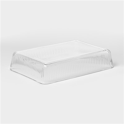 Форма для запекания Paşabahçe Borcam, 3 л, 30.6×20.9 см, прямоугольная, жаропрочное стекло, прозрачная