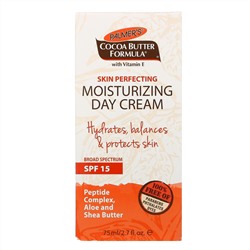 Palmer's, Увлажняющий дневной крем с маслом какао, широкий спектр SPF 15, 2,7 унц. (75 мл)