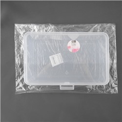 Бокс для хранения мелочей, 17.5×10.9×7.9 см, прозрачный