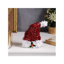 Светодиодная фигура из мишуры «Колпак» 14×10 см, 10 LED, батарейки AG10×3 (в комплекте), свечение тёплое белое