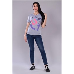 Футболка 24855 (Серый меланж)