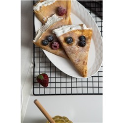 Тарелка Magistro «Блик», 25.5×16.5×3 см, овальная, фарфор, белая