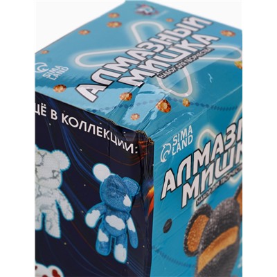 УЦЕНКА Алмазная мозаика на фигурке с полным заполнением «Модный медведь»