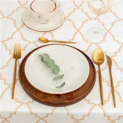 Скатерть новогодняя «Этель Winter robin» 144×220 см, 100% хлопок, саржа 190 г/м²