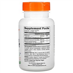 Doctor's Best, Vein Support, поддержка для вен с DiosVein и MenaQ7, 60 вегетарианских капсул