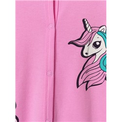 Комбинезон детский трикотажный для девочек, 2 шт в комплекте