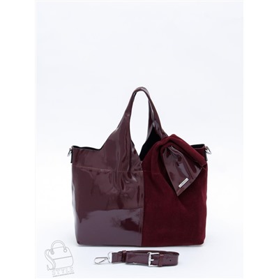 Сумка женская кожаная 98184-3MSS wine red Velina Fabbiano-Safenta в Новосибирске