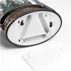 Фигура светодиодная «Ночные огни», 27.9×15.7×7.6 см, музыка, батарейки ААх3 (не в комплекте), USB, свечение тёплое белое