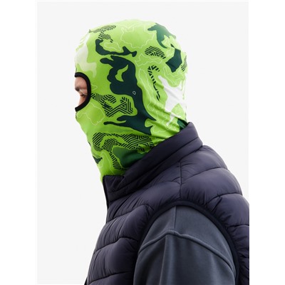 Маска-балаклава Green Spots, размер универсальный, зелёная