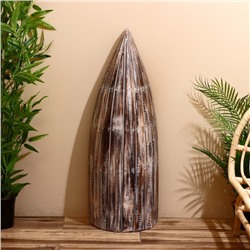 Подставка для бутылок «Лодка», 37×20×100 см, дерево албезия, светло-коричневая