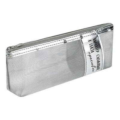 Пенал-косметичка 200х80х30 мм 71984 "ФРАЗЫ С ХАРАКТЕРОМ" нейлон, иск.кожа Феникс