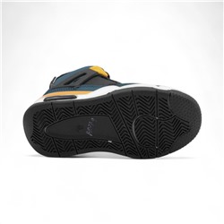 Кроссовки зимние на меху А7177-9 черно зеленые