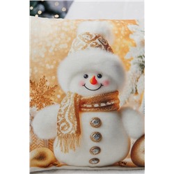 Наволочка декоративная новогодняя 2 шт рогожка НАТАЛИ, 1221268