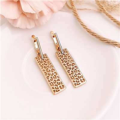 Серьги длинные висячие "Дубайское золото", арт.313.239