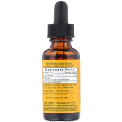 Herb Pharm, Расторопша пятнистая, 1 жидкая унция (30 мл)