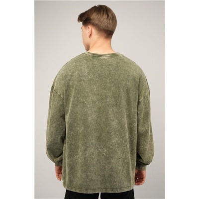 Мужской лонгслив оверсайз Happyfox