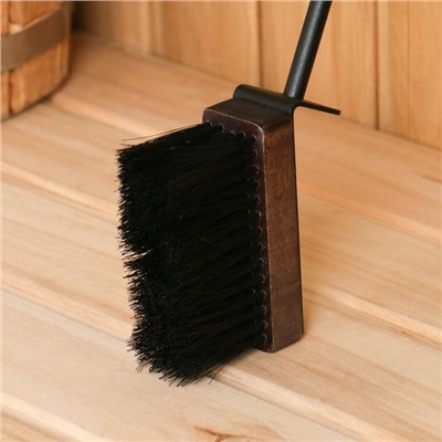 Каминный набор «КН 0-2», настенный, 3 предмета: щётка, совок, кочерга