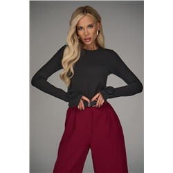 Лонгслив Эми (чёрный)