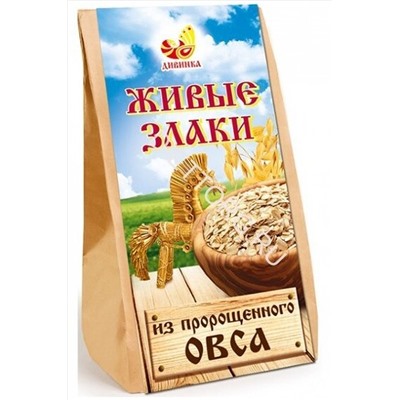 Хлопья овсяные пророщенные к.пакет 300г ЭКОПРОДУКТЫ, 1182600