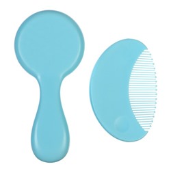 Расчёска детская, массажная щётка для волос M&B, от 0 мес., бирюзовый