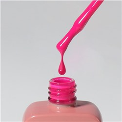 Гель лак для ногтей, однотонный, трехфазный, 10 мл, LED/UV, розовый (273)