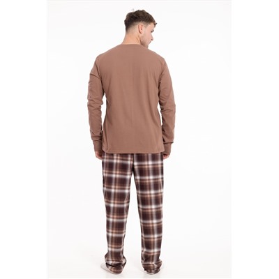 Пижама лонгслив и брюки М125120кб