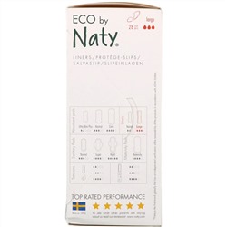 Naty, Ежедневные прокладки, большие, 28 экологических прокладок (Discontinued Item)