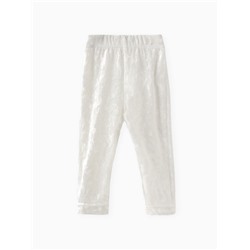 Лосины Крошка Я «Бархат», рост 92-98 см, белые