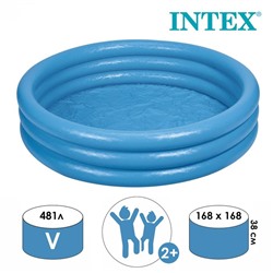Бассейн надувной INTEX «Кристалл», 168×38 см, от 2 лет, 58446NP INTEX