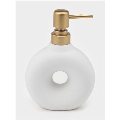 Дозатор для жидкого мыла Modern Gold, белый