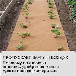 Кокосовое полотно для мульчирования, 3×0.5 м, «Мульчаграм»