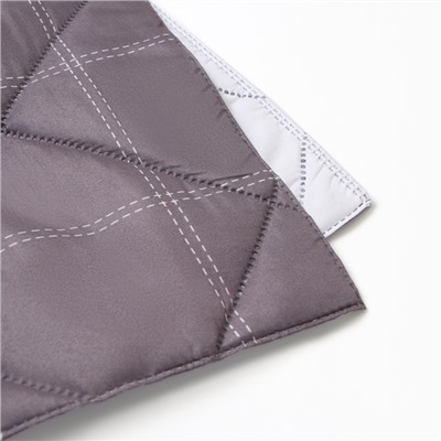 Покрывало 2-спальное LoveLife Cage: grey, 180×210±5 см, микрофайбер