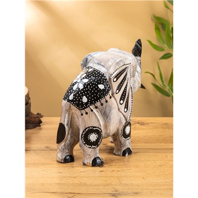 Сувенир «Слон», 26×10×24 см, дерево албезия