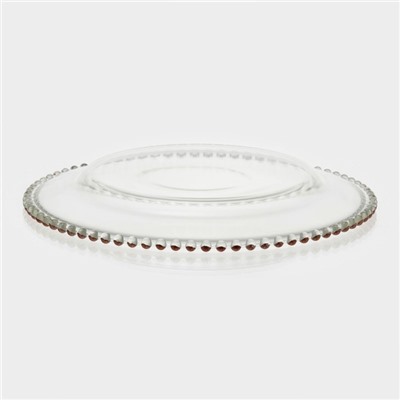 Тарелка - блюдо подстановочное «Орбита», d=33 см, цвет розовое золото