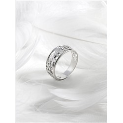 Кольцо 7(семь) символов На удачу из серебра родированное 925 пробы 1-104р