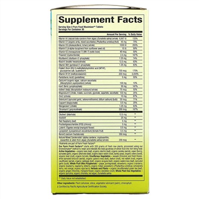Natural Factors, Whole Earth & Sea, Women's Prenatal Multivitamin & Mineral, 60 Tablets