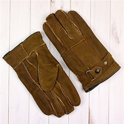 Перчатки мужские дубленые