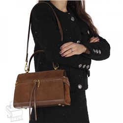 Сумка женская кожаная 68882BDAA brown Baidou  в Новосибирске