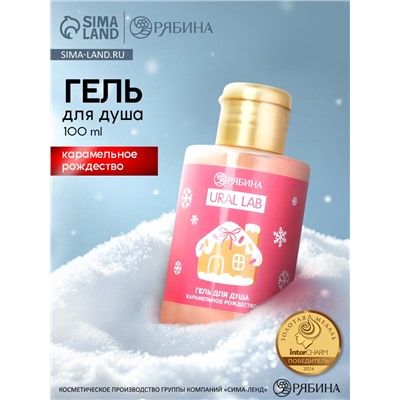 Гель для душа «Карамельное рождество», 100 мл, URAL LAB